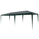 Cort de petrecere, verde, 3 x 6 m, PE GartenMobel Dekor, vidaXL