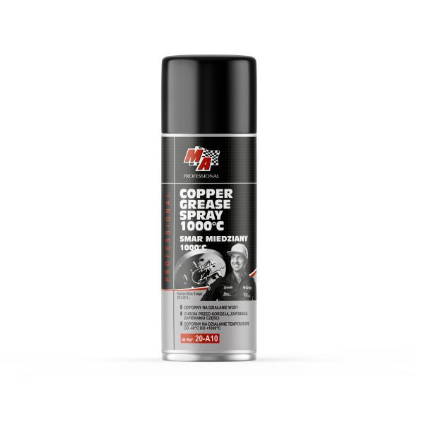 Vaselina pe baza de cupru 400ml spray. rezistant la temperaturi ridicate (pana la 1.100&deg;C). reduce frictiunea. aplicatie: piese metalice