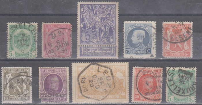 M2 - R1 12 - TIMBRE FOARTE VECHI - BELGIA