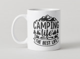 Cana Camping life the best life, ideala pentru calatorii in natura, cod produs C08