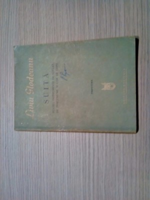 SUITA pentru Instrumente de Suflat - Liviu Glodeanu (autograf) - 1964, 86 p. foto