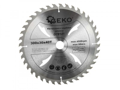 Disc pentru lemn, 300x30x40T, GEKO G78141 foto