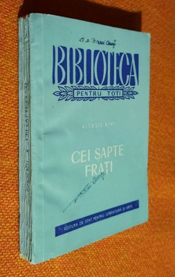 Cei sapte frati - Aleksis Kivi / Biblioteca pentru toti foto