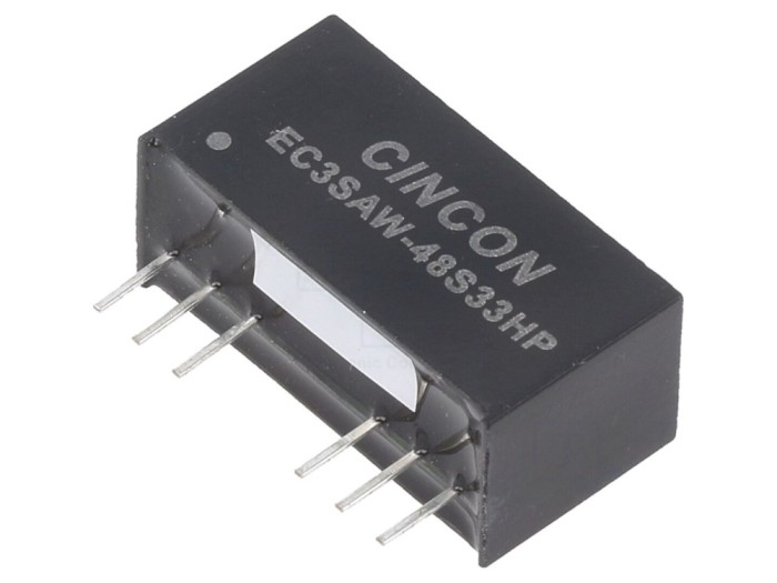 Convertor DC/DC 3W 3,3V 700mA THT