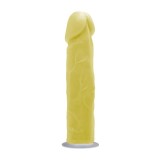 Săpun &icirc;n formă de penis S-LINE Dicky Soap, bază cu ventuză, perfect ca un cadou sexy și amuzant, galben