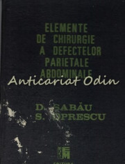 Elemente De Chirurgie A Defectelor Parietale Abdominale - Dan Sabau foto
