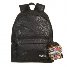 Rucsac MyWay, 35 x 17 x 42 cm, bandana inclusa, negru foto