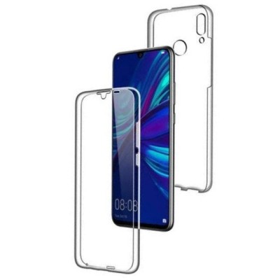 Husa Full TPU 360&amp;deg; (fata + spate) pentru Huawei P Smart (2019), Transparent foto