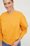 Cumpara ieftin Answear Lab hanorac de bumbac femei, culoarea portocaliu, neted