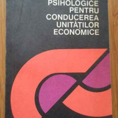 Cerinte Psihologice Pentru Conducerea Unitatilor Economice - Anton Tabachiu ,287791