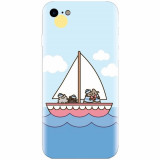 Husa silicon pentru Apple Iphone 6 Plus, Happy Sailors