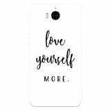 Husa silicon pentru Huawei Y5 2017, Love Yourself More