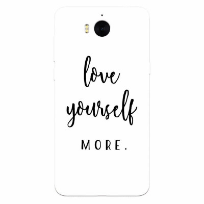 Husa silicon pentru Huawei Y6 2017, Love Yourself More foto