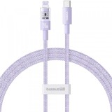 Cablu Date si Incarcare USB-C - Lightning Baseus Gem, 20W, 2m, Mov P10373001511-01