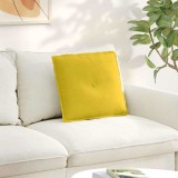 vidaXL Perna pentru spate Galben 50 x 45 cm Țesătură din corduroy 42014639