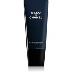 Chanel Bleu de Chanel Cleansing Gel 2-In-1 gel de curățare pentru ras si curatarea pielii pentru bărbați 100 ml