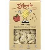 Paste Cappelletti Vegane D'Angelo cu Linte Picanta, Ecologice, Umplute, 250g, Germania, Grau Dur