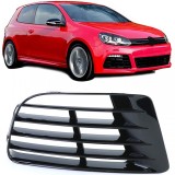 Capac grilaj de ventilatie negru, potrivit pentru bara R20 dreapta, pentru VW Golf 6 5K1 09-13 Performance AutoTuning