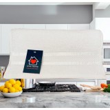 Prosop bucatarie din bumbac 30x50cm,500g mp,alb-G085