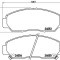 BREMBO P 28 047 PRIME LINE set placute frana,frana disc