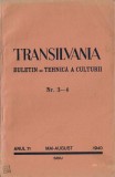 C9757N Transilvania, buletin de tehnică a culturii, 3-4/1940, Sibiu, număr dedicat integral ASTRA Bănățeană, cu un portret al Regelui Carol al II-lea
