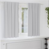 VidaXL Perdele cu perdele 2 pcs Gri deschis Poliester