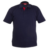 Tricou Bumbac Polo / Albastru - 2Xl