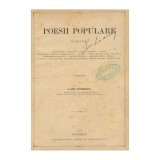 G. Dem. Teodorescu, Poesii Populare, 1885