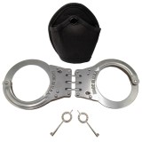 Cumpara ieftin Catuse Otel Inoxidabil IdeallStore&reg; Tight Lock 20cm + Husa Tactica Argintii Autoaparare