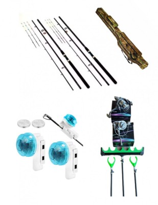 2 Lansete Feeder 3, 90m, 180 gr, 2 Mulinete 6000, Senzori,Suport,Geanta foto