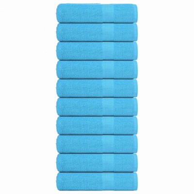Gossi prosoape de baie 10 buc turcoaz 100x150 cm 360 g/m2 100% bumbac foto