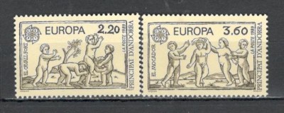 Andorra.1989 EUROPA-Jocuri de copii MA.136 foto