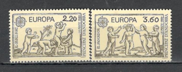 Andorra.1989 EUROPA-Jocuri de copii MA.136