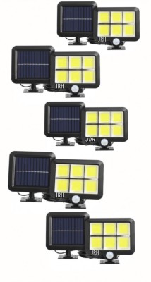 Set 5 lampi solare 128 x LED COB, senzor de miscare si panou solar JRH foto