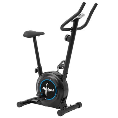 Bicicleta fitness magnetica RBA-1009 Rebel Active, afisaj LCD, senzori ritm cardiac foto