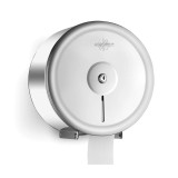 Dispenser Hartie Igienica Mini Jumbo Otel Inoxidabil Horeca, Blocabil, Montaj Perete, Ideal Baie Restaurant, Cafenea, Birou