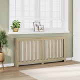 vidaXL Mască de calorifer, stejar sonoma, 175x20x82 cm, lemn prelucrat