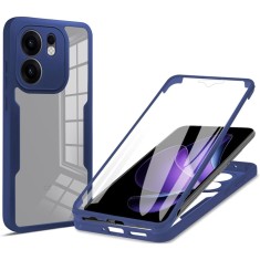 Husa 360&amp;Atilde;&amp;sbquo;&amp;Acirc;&amp;deg; Oppo Reno13 F 4G Techsuit ColorVerse, albastru foto