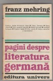 bnk ant Franz Mehring - Pagini despre literatura germana