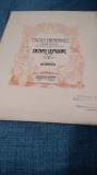 EXERCITII LA PIAN--ETUDES ENFANTINES --50 STUDII MELODICE ANII 1890----1900/STAMPILA VECHE BUCURESTI --MAGAZIN MUZICA ERNEST THIER -CRAIOVA