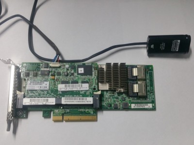Controller HP Smart Array P420 + 2GB FBWC Cache +Battery 633539-001 633543-001 660093-001 LOW PROFILE foto