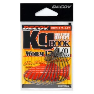 Carlige Offset Decoy Worm 17 Kg Nr.4 9/plic