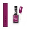 Lac de Unghii Solar Gel Revers, 12 ml, Visiniu, Nr. 13 Euphoria, Lucios, Uscare Rapida, Efect Gel, Fara Lampa UV, Rezistenta 10 Zile
