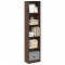 vidaXL Bibliotecă, stejar maro, 40x24x176 cm, lemn prelucrat 857798