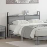 vidaXL Tăblie de depozitare sonoma gri 160 cm Lemn compozit