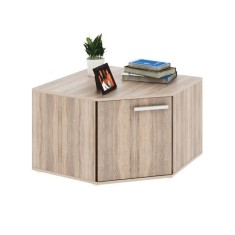 Dulap de colt pal laminat natur stejar sonoma Dunaj 79x79x50.8 cm