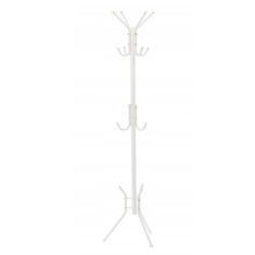 Cuier hol metalic 178 cm, 12 carlige, design minimalist, alb Household NewTrend
