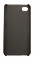 Husa tip capac spate Diamond neagra pentru Apple iPhone 4/4S foto