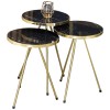 Măsuțe Weber, set de 3 piese, 34x34x52 cm
