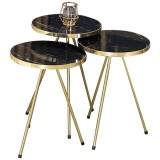 Cumpara ieftin Măsuțe Weber, set de 3 piese, 34x34x52 cm